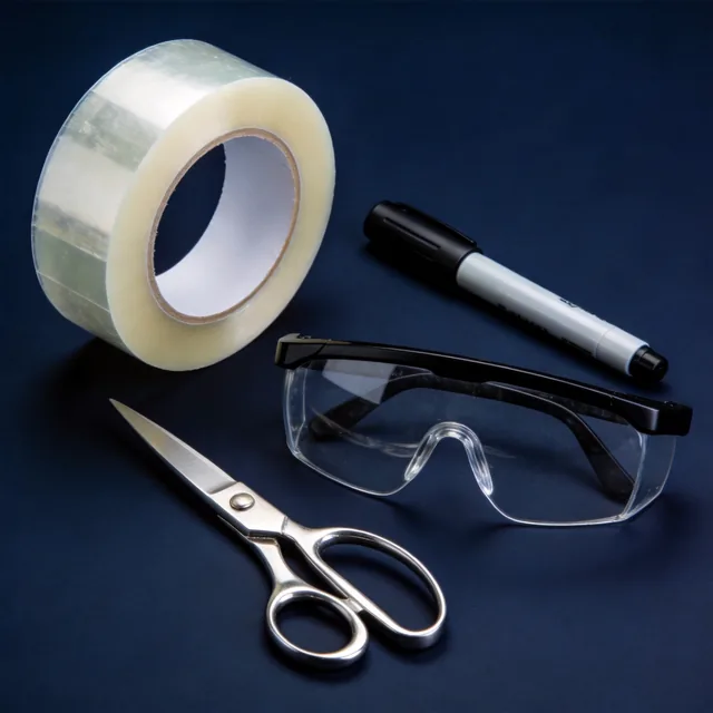 Tape & goggles