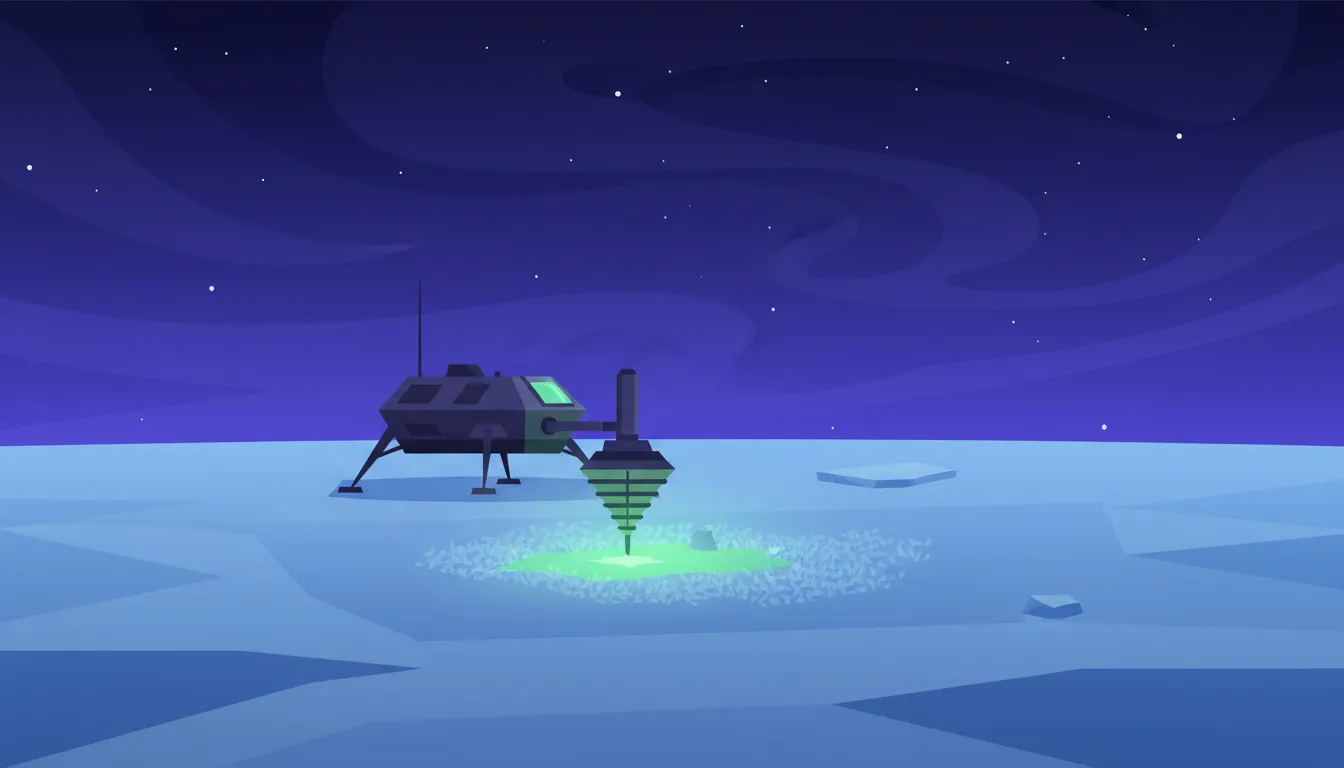 Astrobiology mission illustration