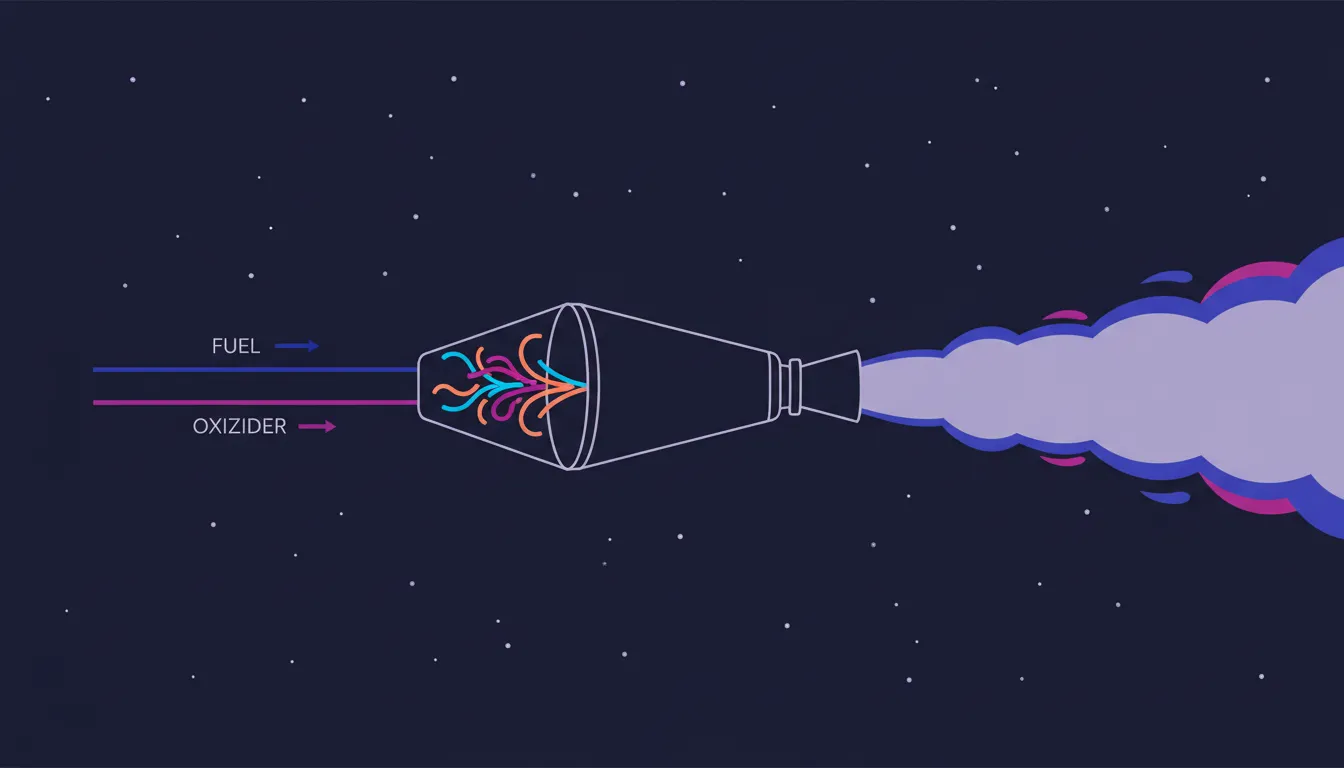 Bipropellant illustration