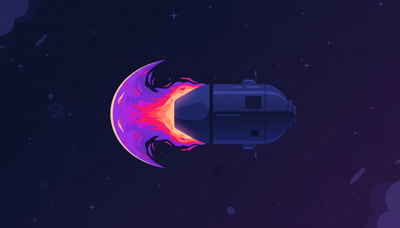 Bow shock illustration