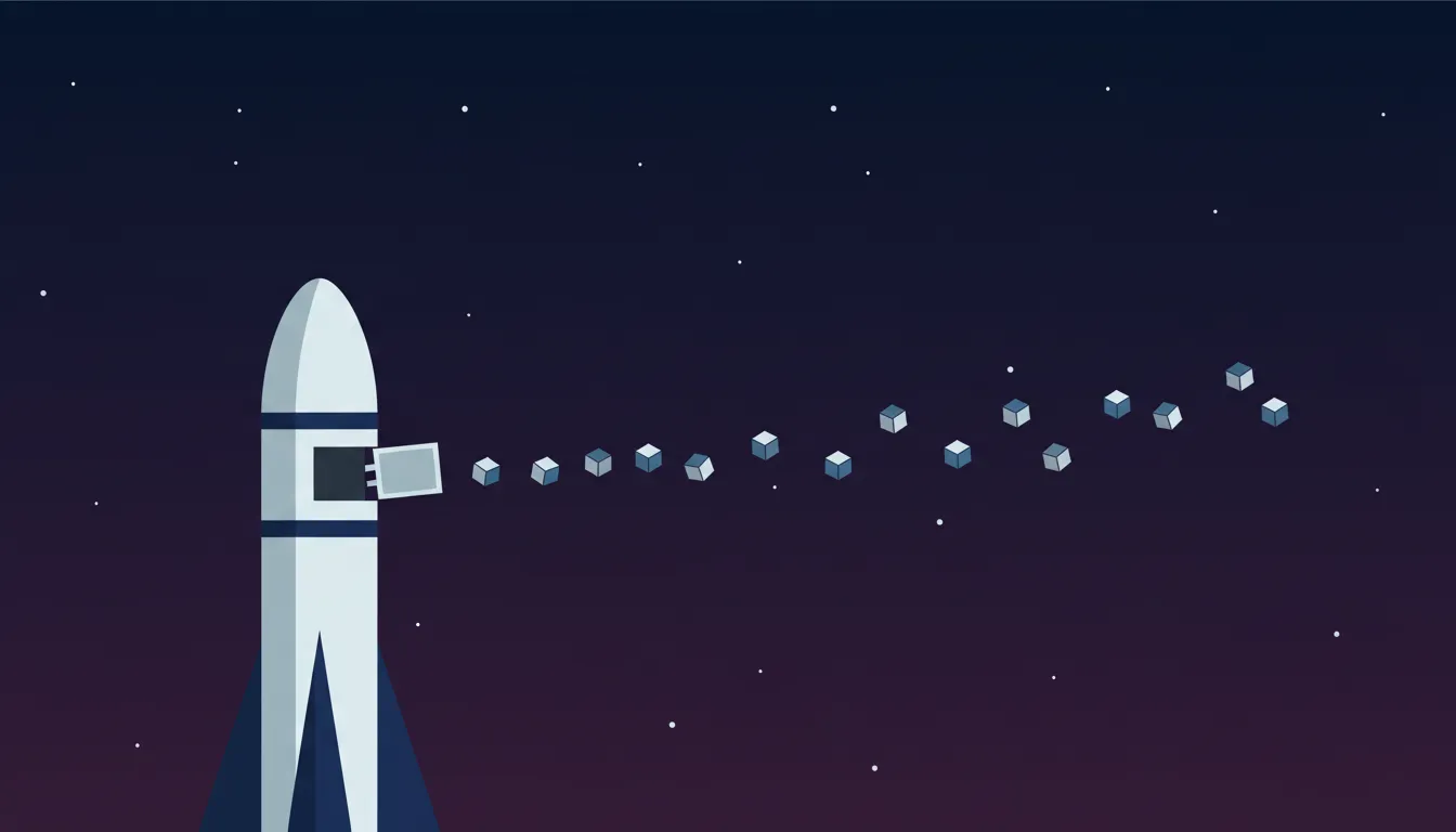 CubeSat mission illustration