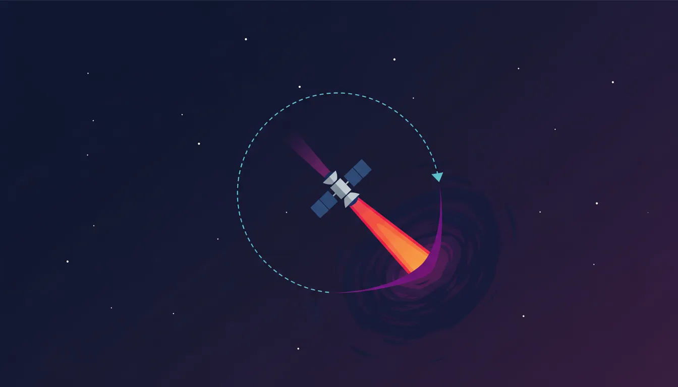 Deorbit mission illustration