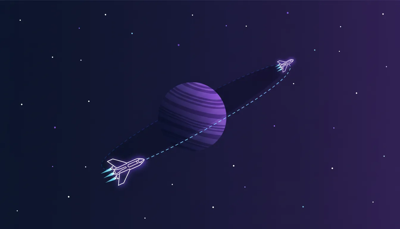 Flyby illustration