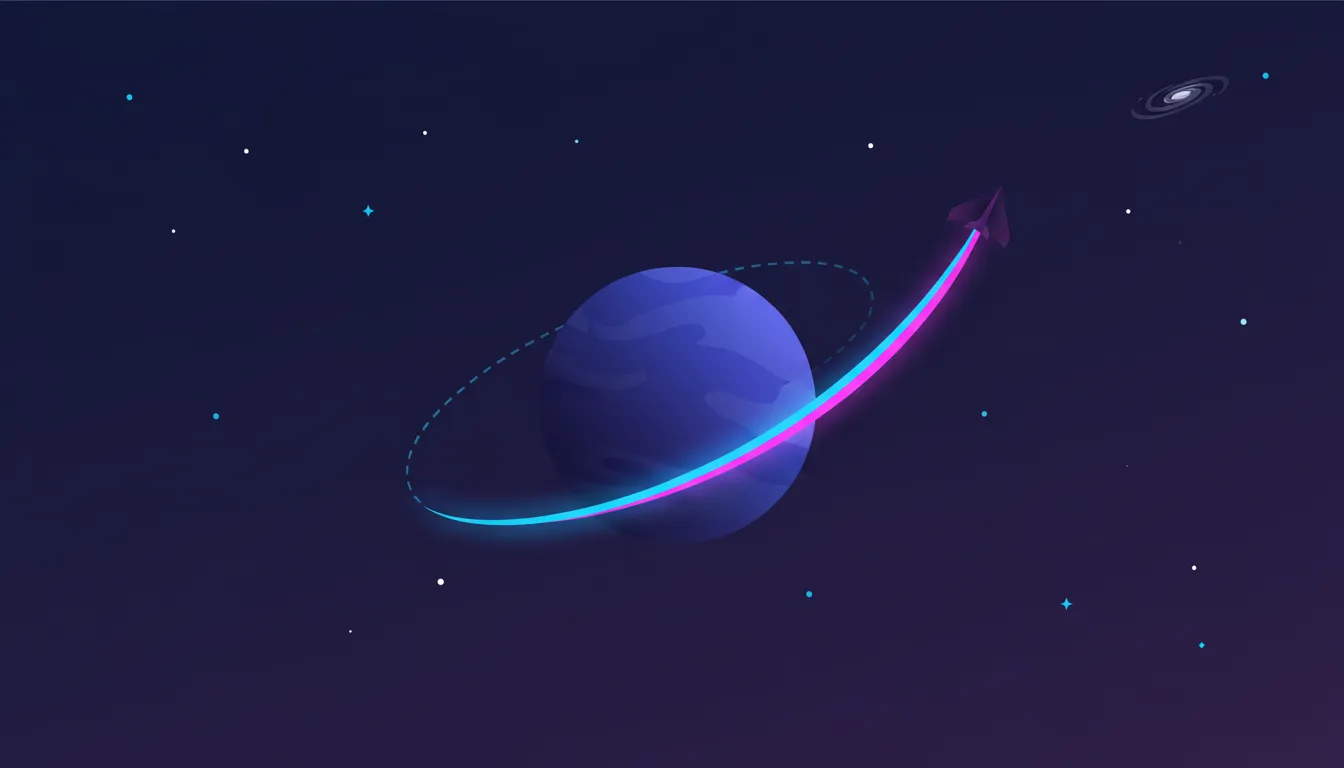 Gravity assist illustration