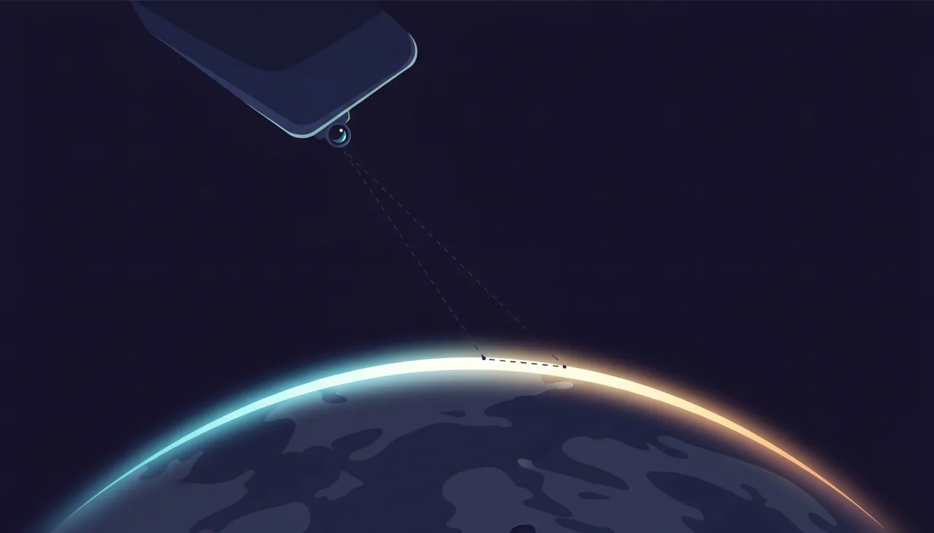 Horizon sensor illustration