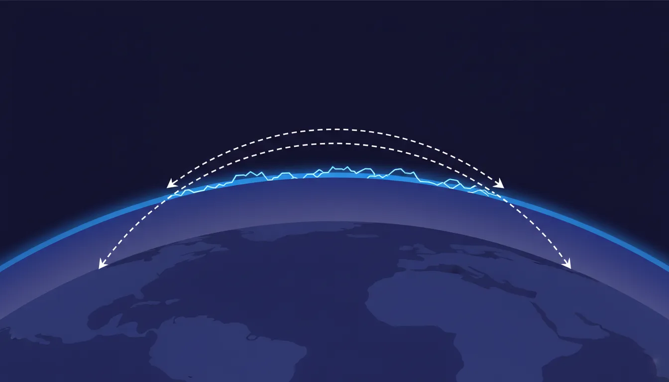 Ionosphere illustration