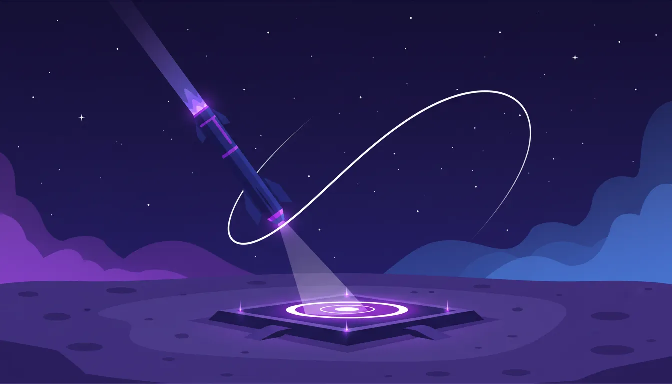 Landing guidance illustration