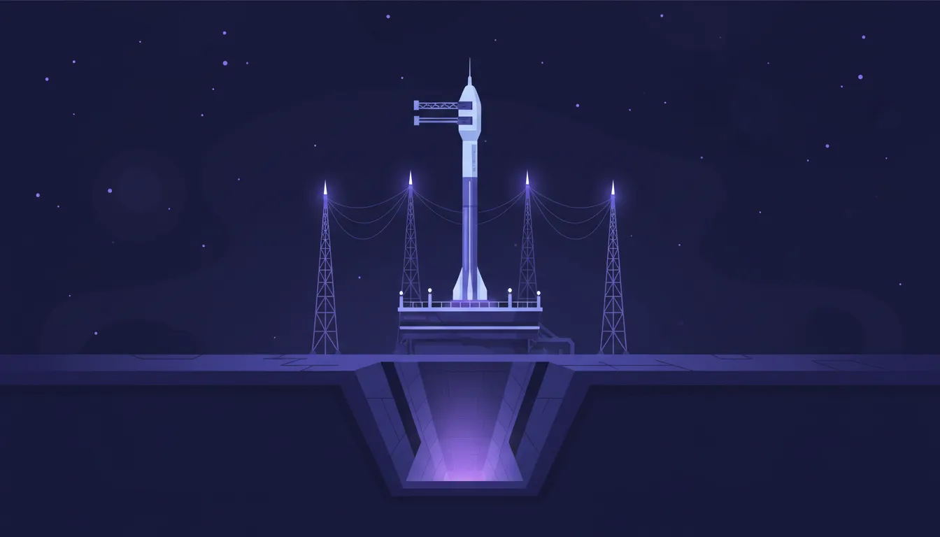 Launch pad illustration