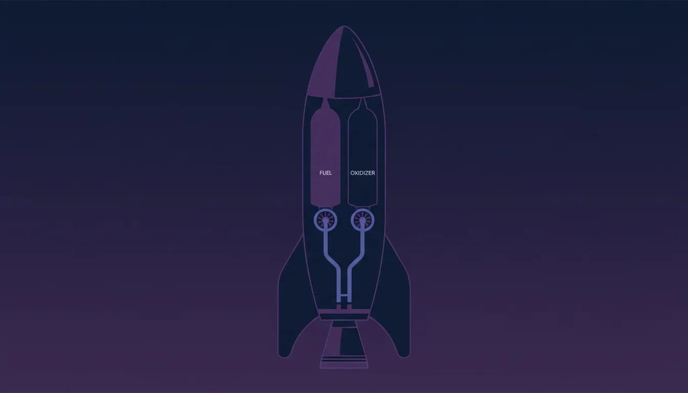 Liquid propellant illustration