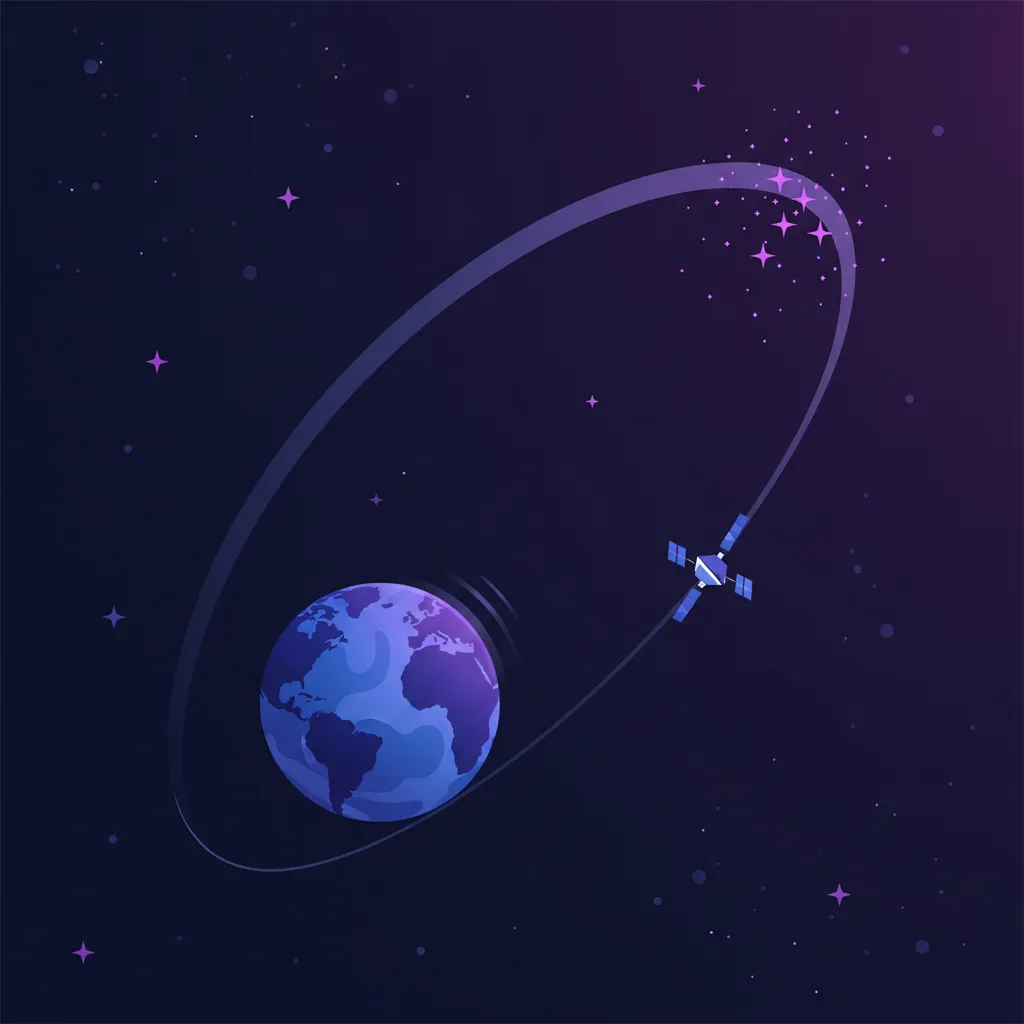 Molniya orbit illustration