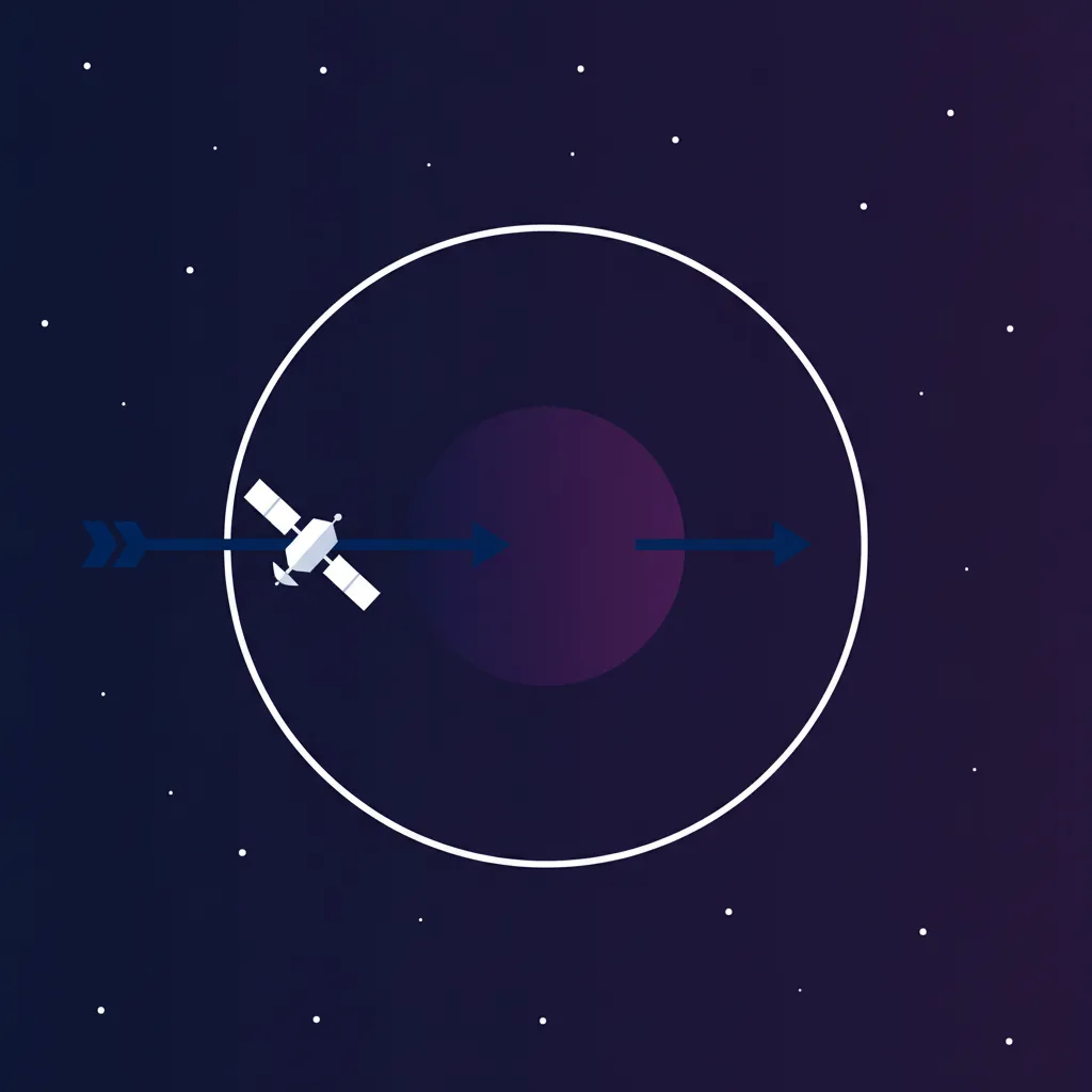 Orbital velocity illustration