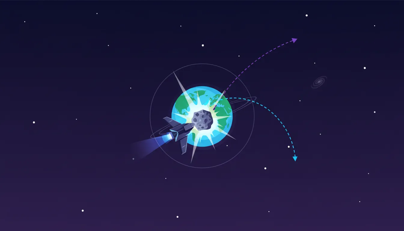 Planetary defense illustration