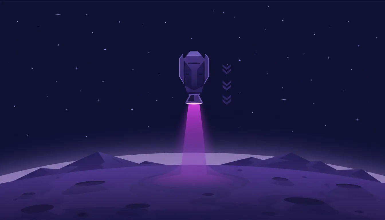 Powered descent illustration