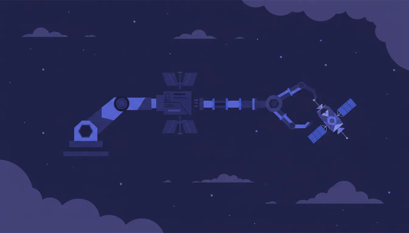 Robotic arm illustration