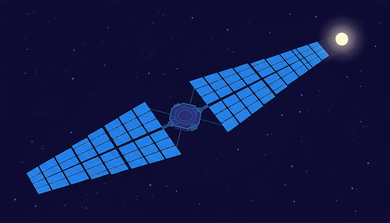 Solar array illustration