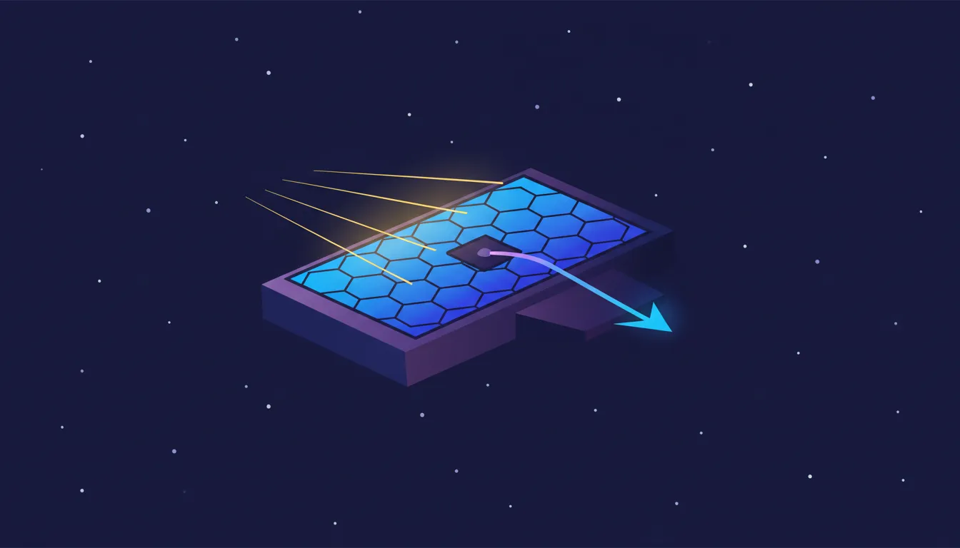 Solar panel illustration