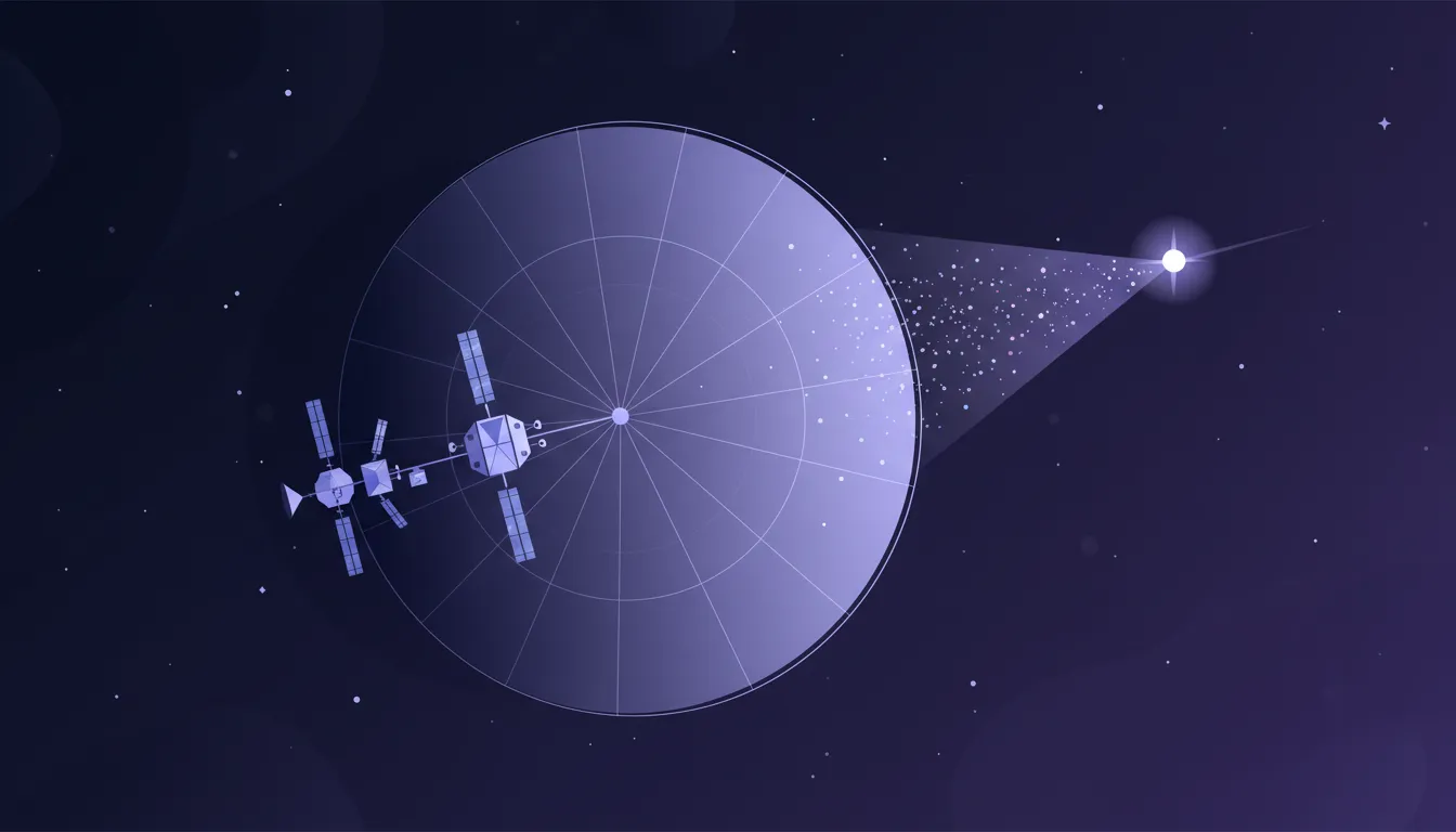 Solar sail illustration
