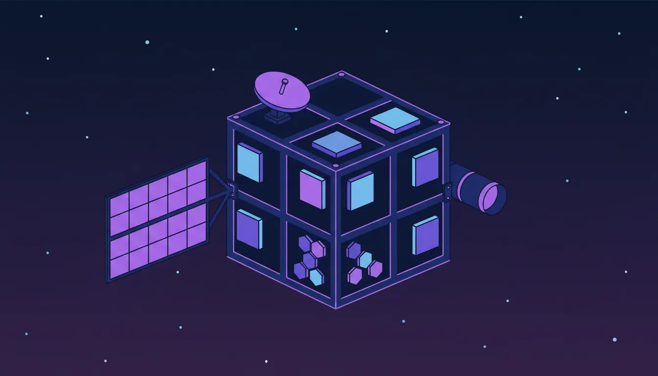 Spacecraft bus illustration