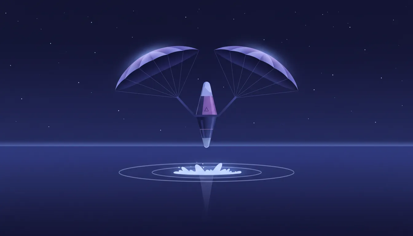 Splashdown illustration