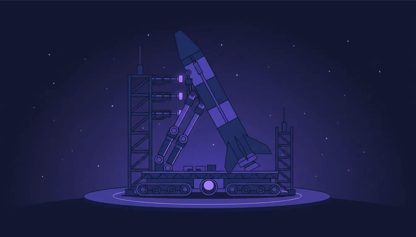 Transporter erector illustration