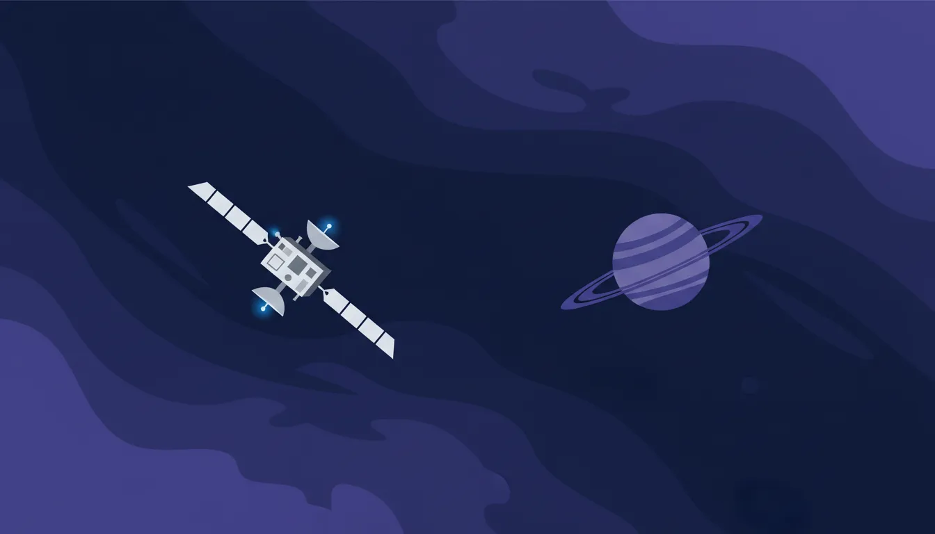 Uncrewed mission illustration