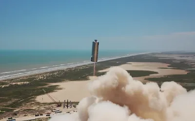 Starship SN6 | 150m Hop cover image