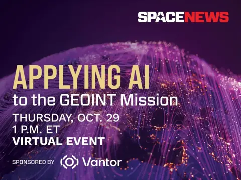 Oct. 29: Applying AI/SI to the GEOINT Mission