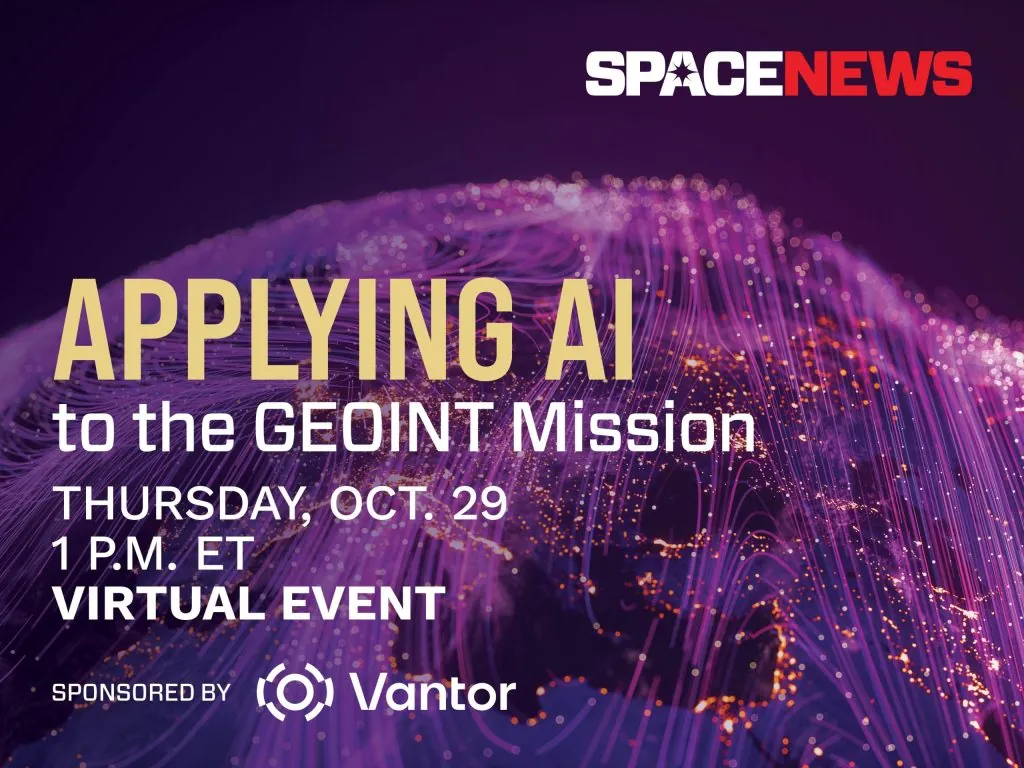 Oct. 29: Applying AI/SI to the GEOINT Mission