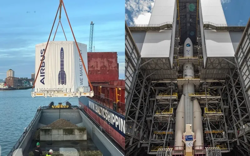 Airbus Ships First Lightweight Vulcain Aft Bay for Ariane 6 Block 2
