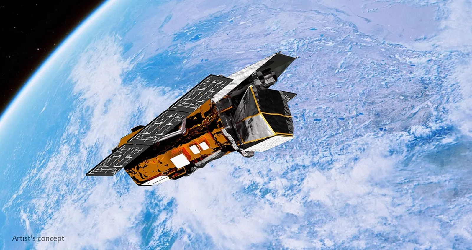 Artist’s concept of Swift in orbit