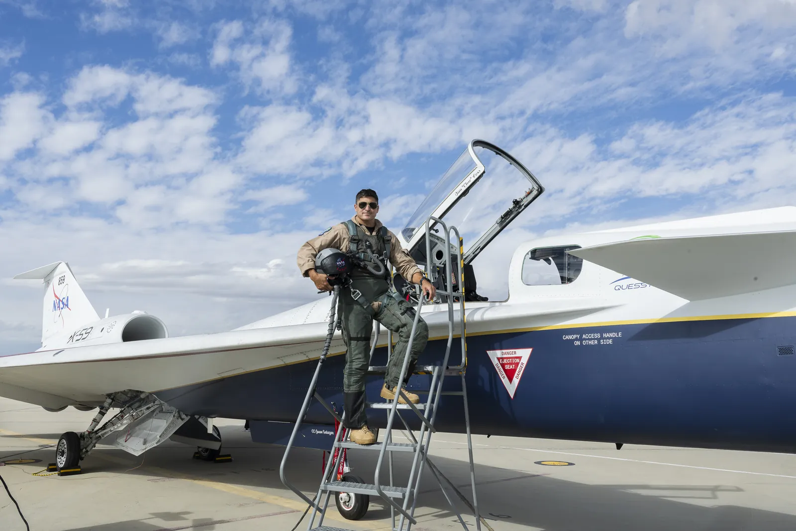 NASA’s X-59 Aircraft and Test Pilot